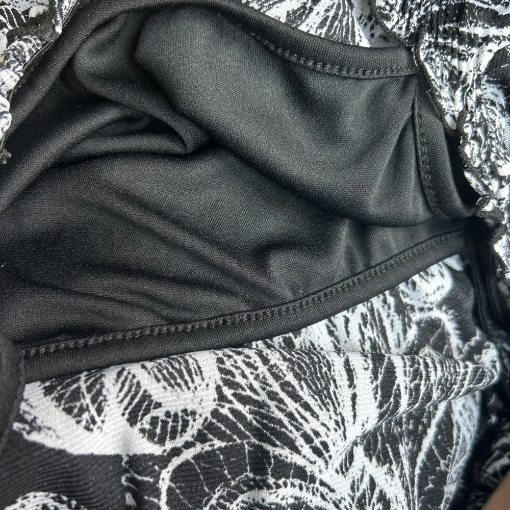 Women's Style & Co. Black & White Floral Maxi Dress XL - Picture 5 of 6